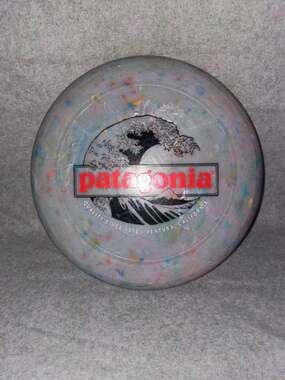 Vintage 1980s Patagonia Great Wave Frisbee Wham-O Recycled Confetti Flying Disc